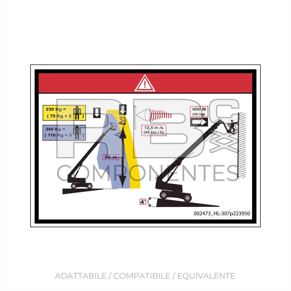 ADH COMPATIBLE CON LA REF HL  307P223950