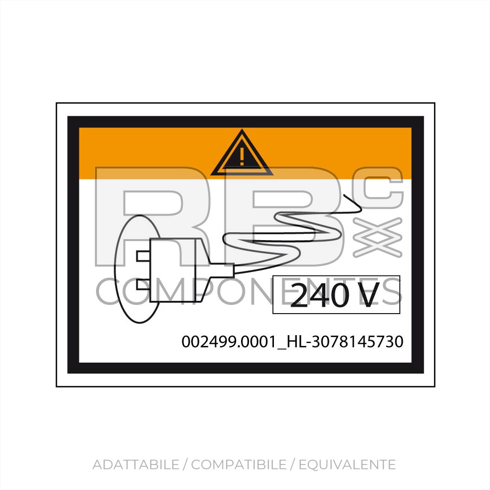 ADESIVO POSIZIONE SPINA CARICA PER C8/8W/10N/10/12