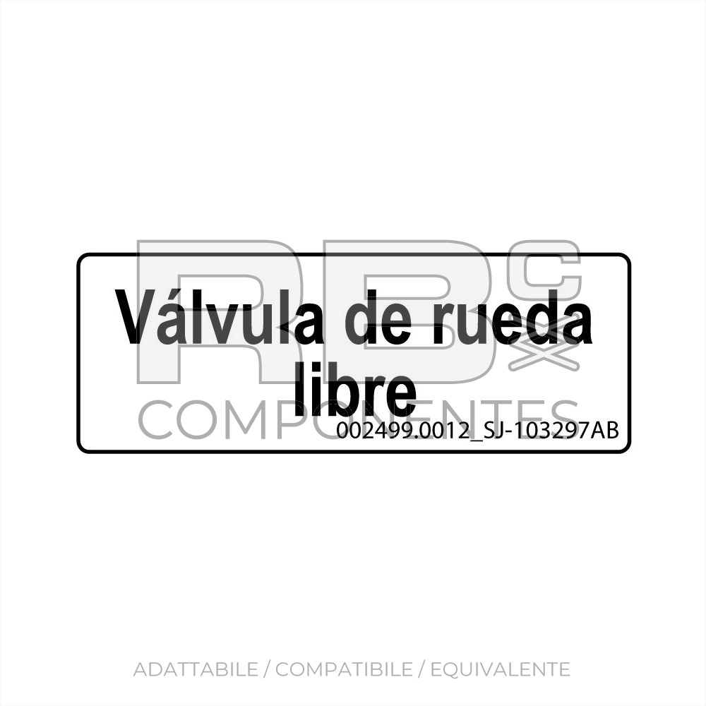 ADESIVO COMPATIBILE REF  REF. SJ 103297AB
