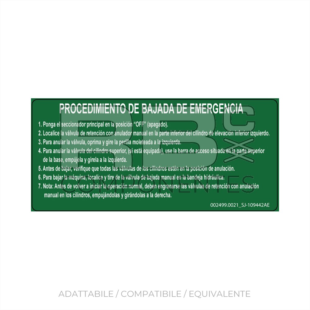 ADESIVO AD/CO/EQ SJ 109442AE