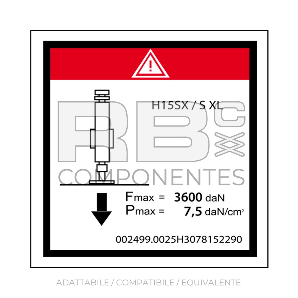 ADES. SFORZO STABILIZZATORE PER H15SX