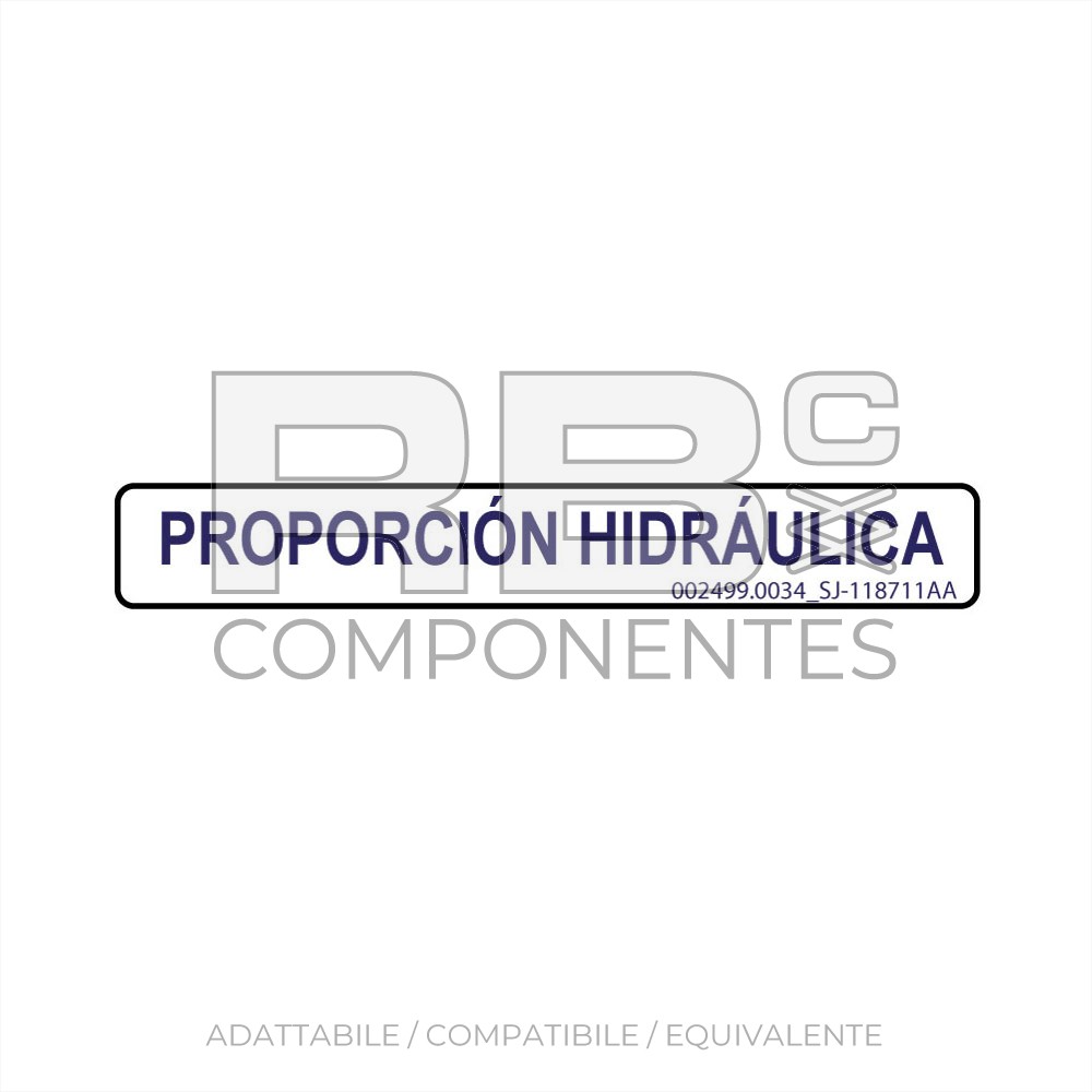ADESIVO COMPATIBILE REF  REF. SJ 118711AA