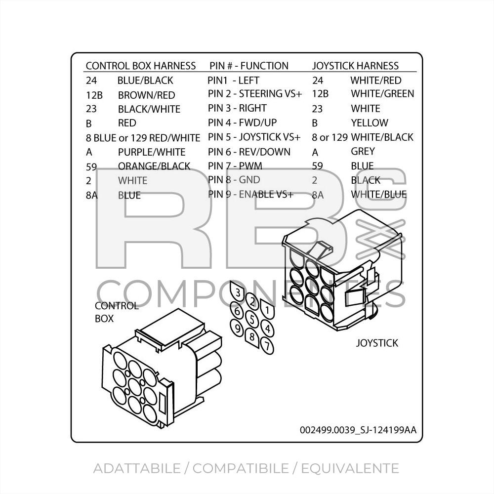 ADESIVO COMPATIBILE REF  REF. SJ 124199AA
