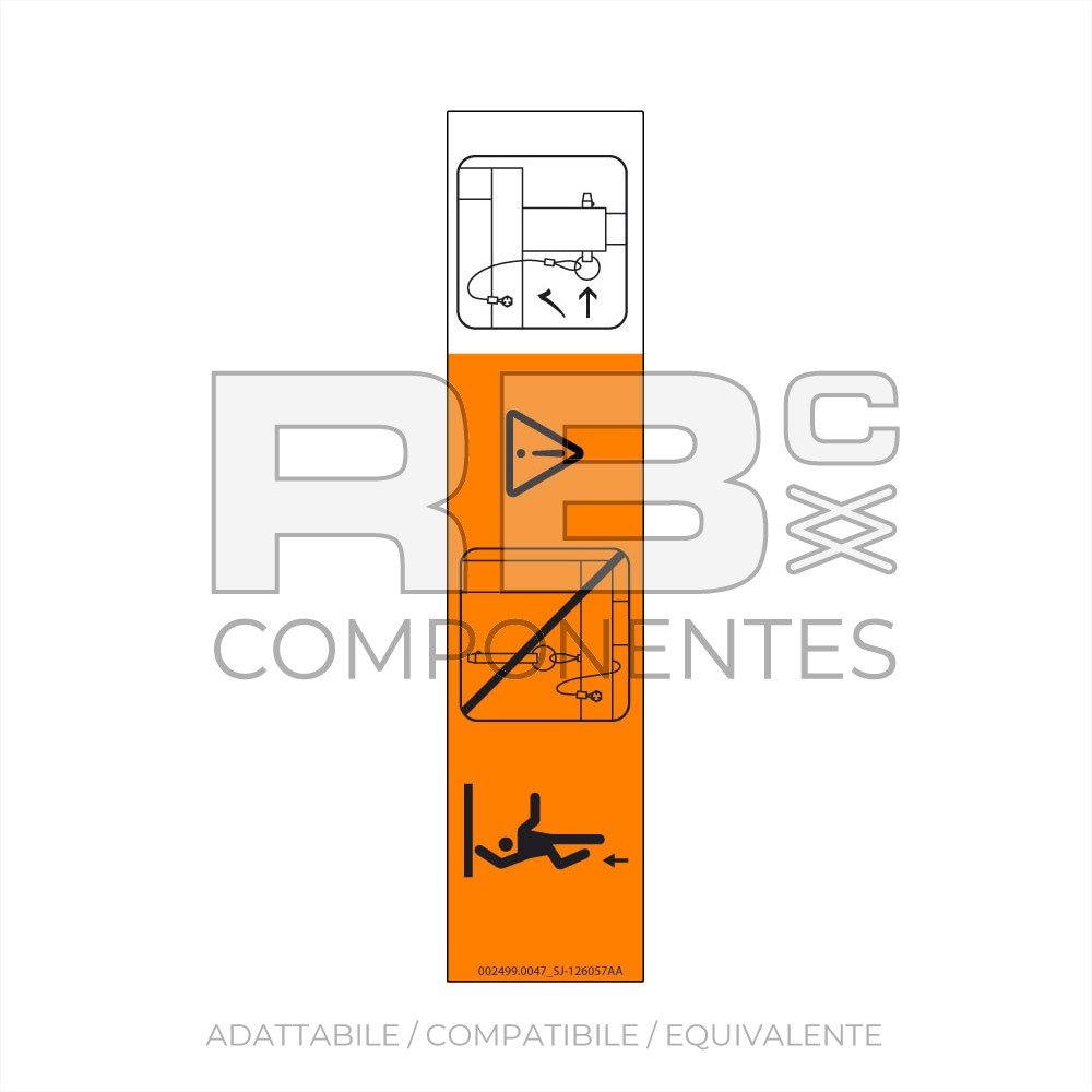 ADESIVO COMPATIBILE REF  REF. SJ 126057AA