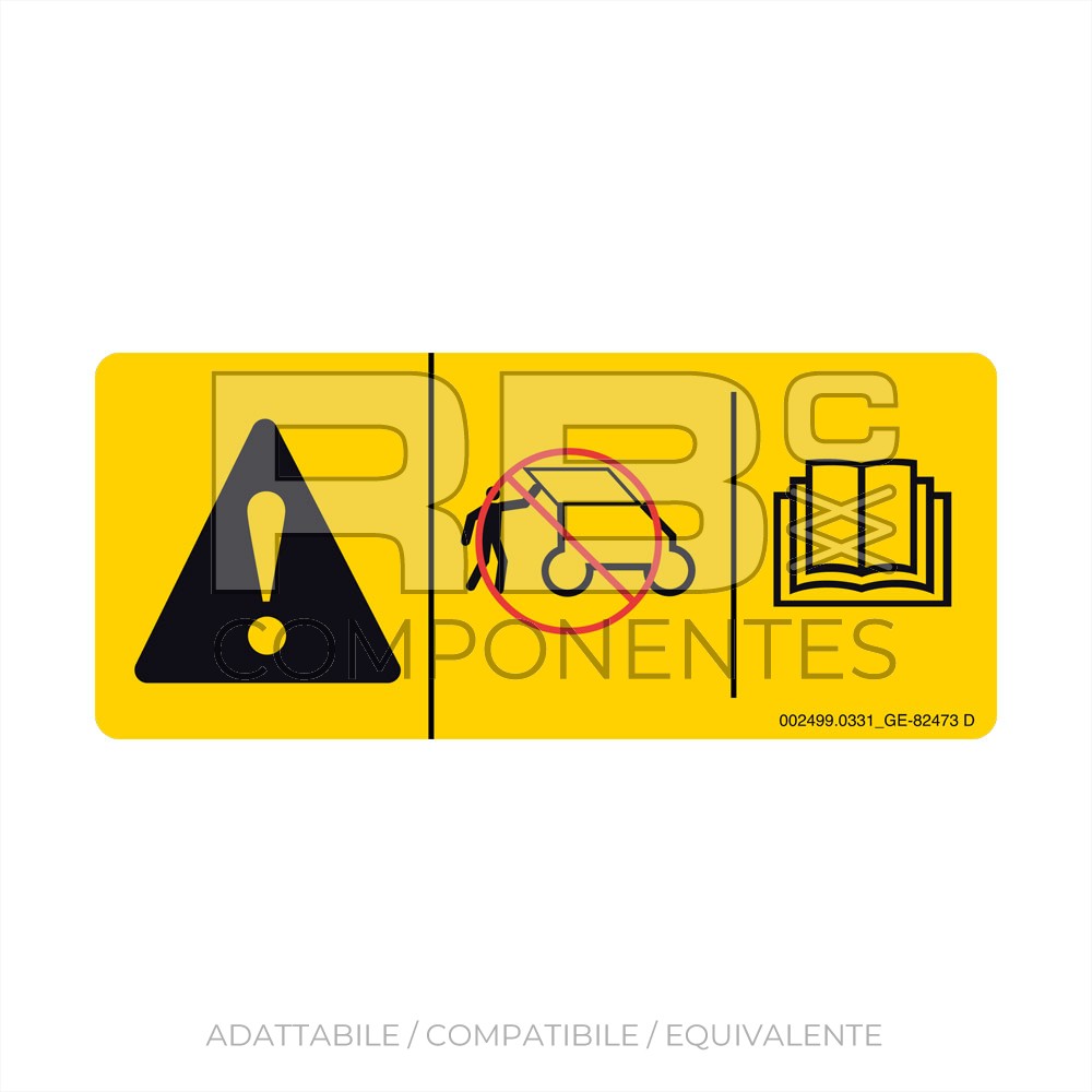 ADESIVO COMPATIBILE REF. GE 82473