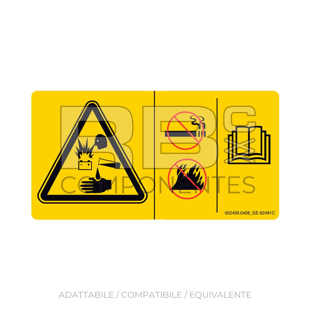 ADESIVO COMPATIBILE REF. GE 82481