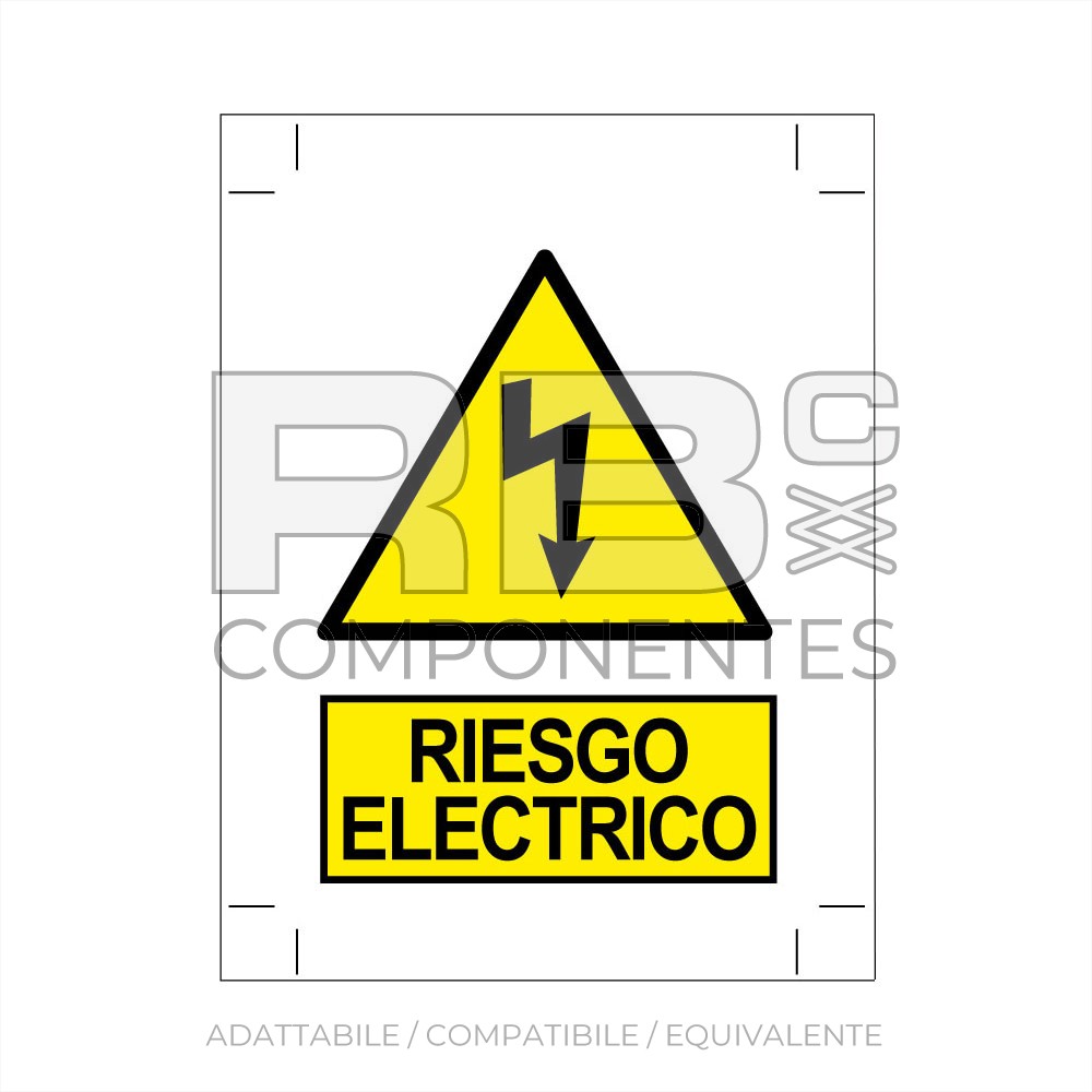 ADH.  "RIESGO ELECTRICO" 200 X 140 MM