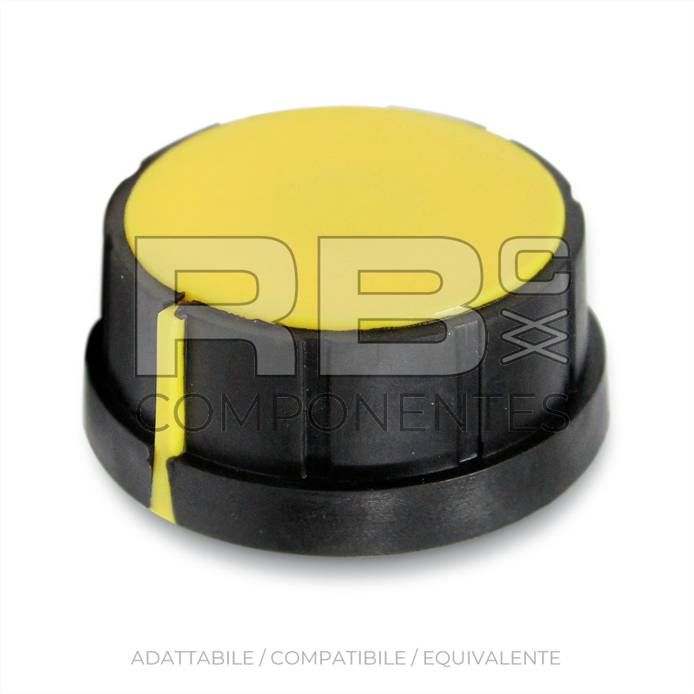 RULETA "" AMARILLA "" POTENCIOMETRO JL"