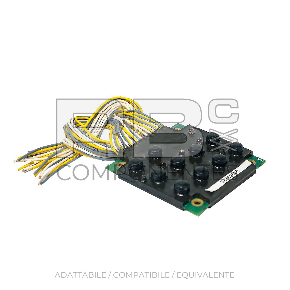 PULSANTIERA  10 BOTTONI E 6 LEDS