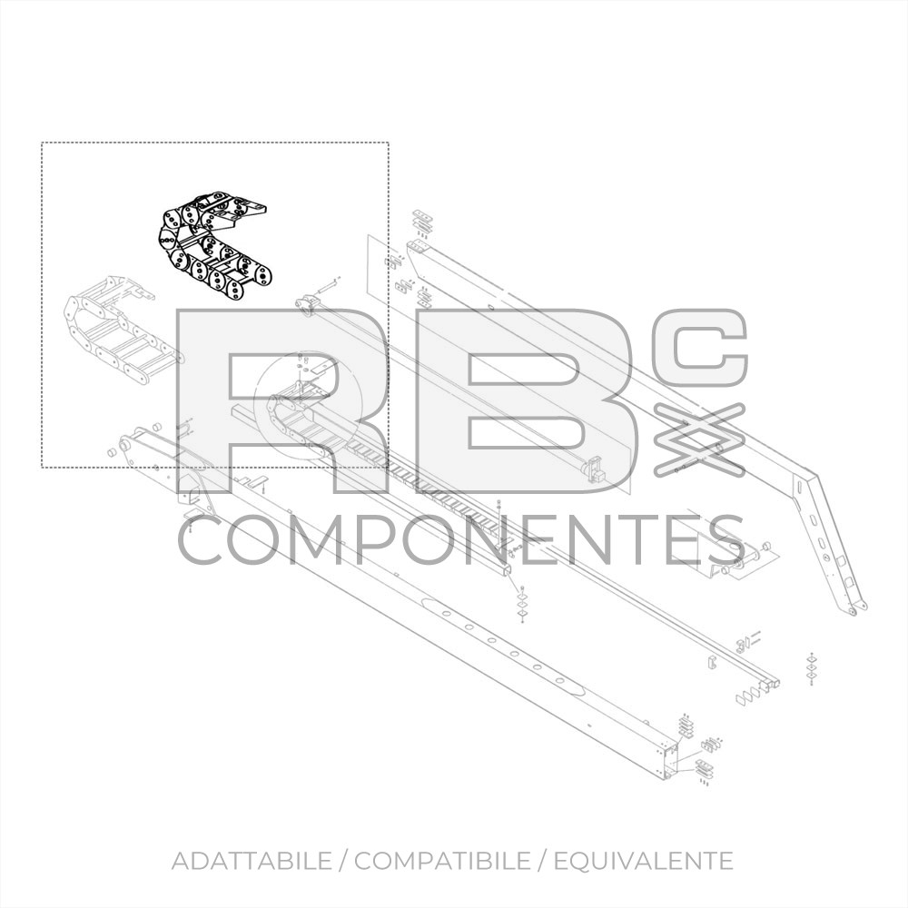 CATENA PORTACAVI COMPATIBILE JL 1001099837
