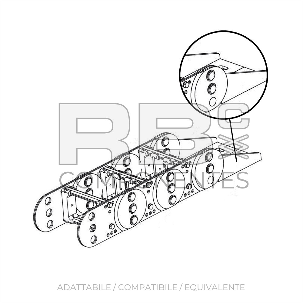 KIT DI RACCORDO CATENA COMPATIBILE HL 2421003690