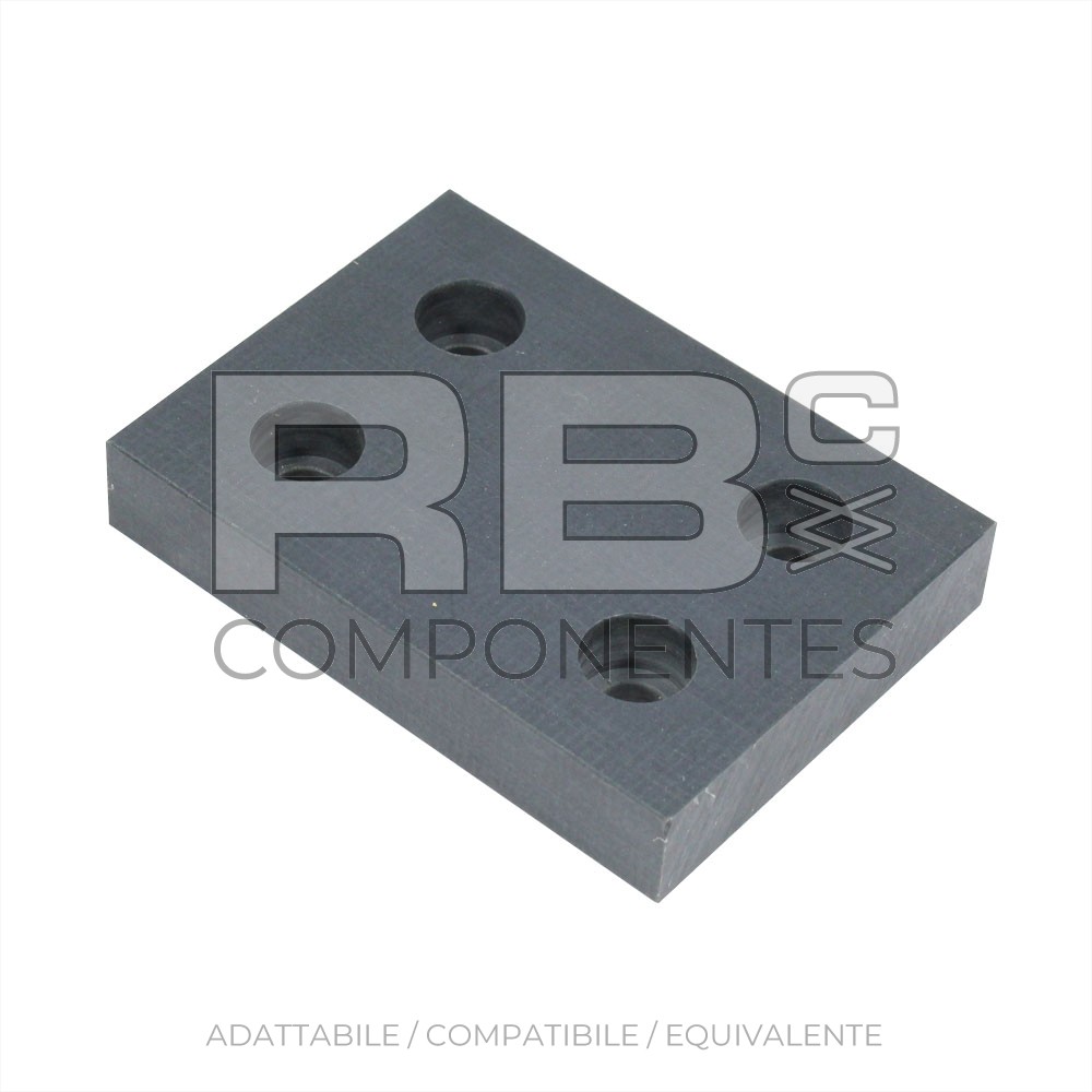 PATTINO RETTANGOLARE 110x80x19 MM