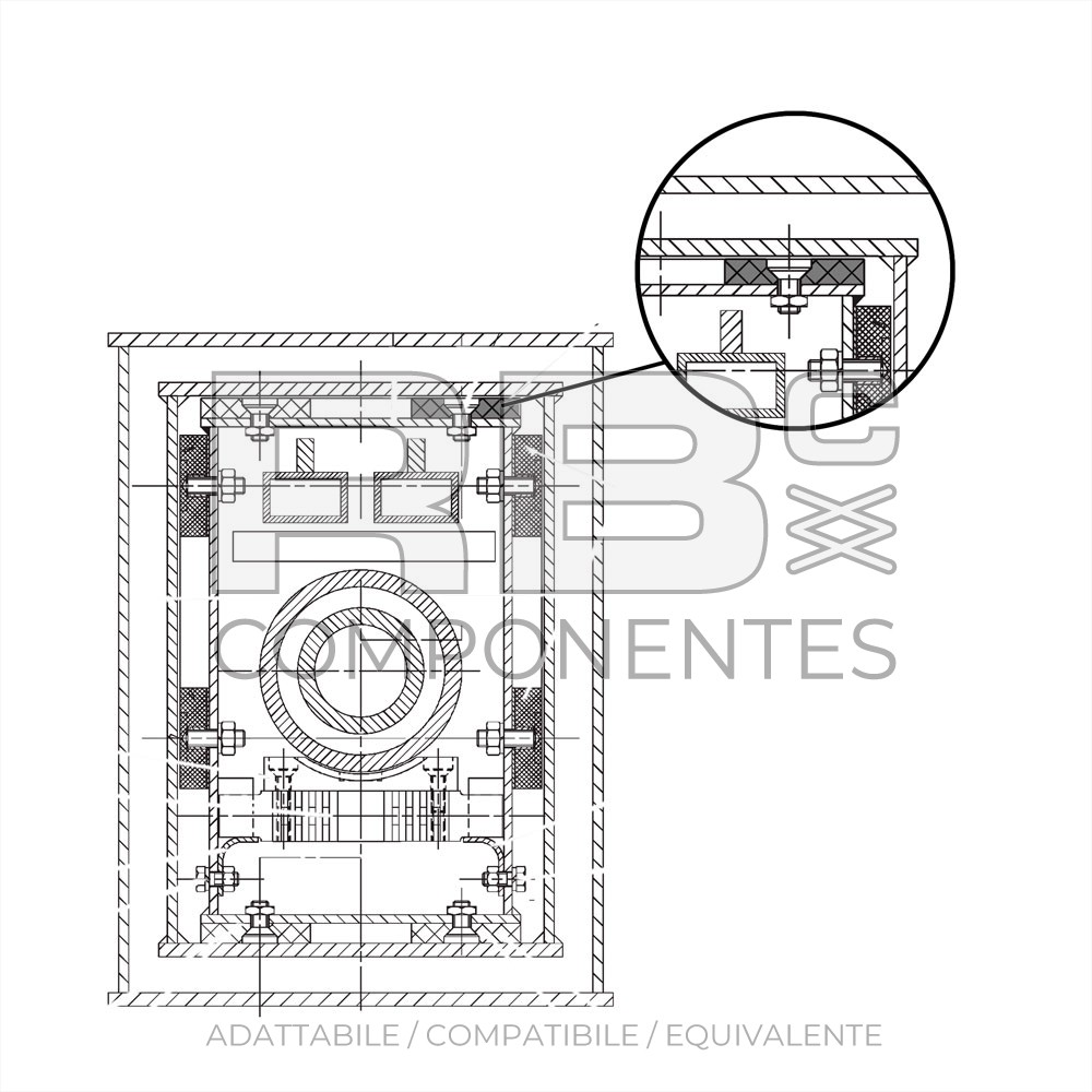 PATTINO POSTERIORE DX TELESCOP COMP. HL 158C175240
