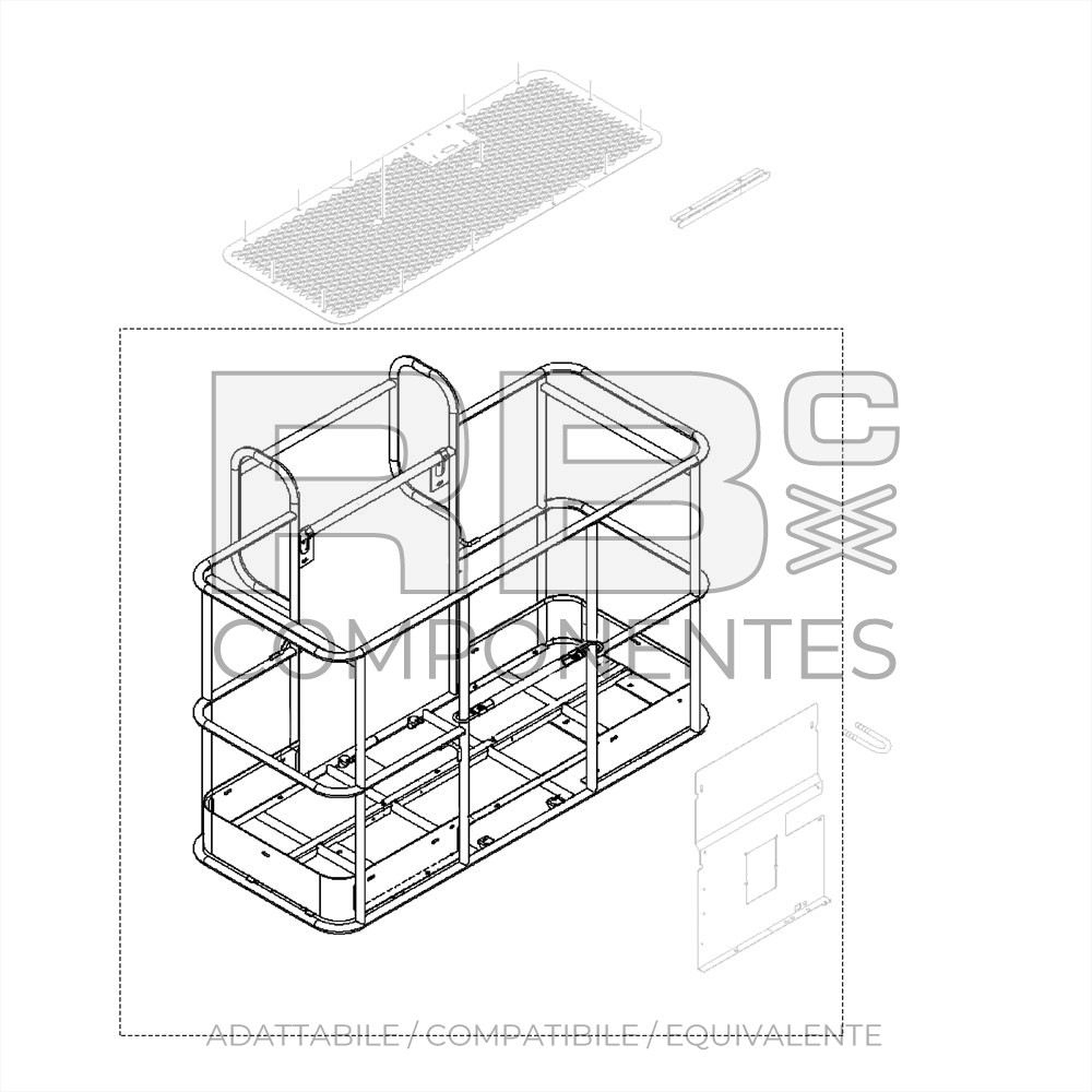 CESTA RICOSTRUITA DAL CLIENTE AD/CO/EQ GE 101382GT