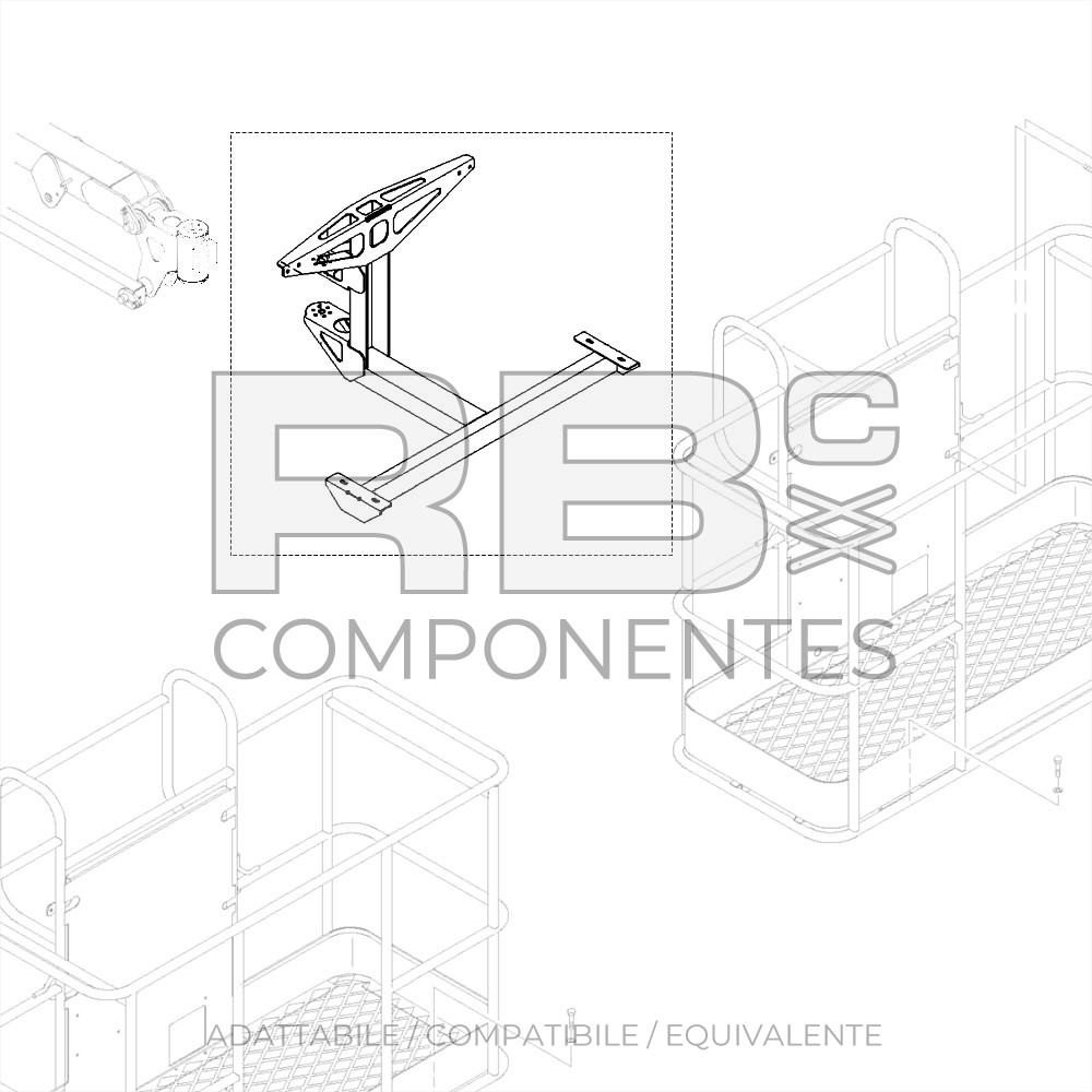 SUPPORTO PIATTAFORMA COMPATIBLE AD/CO/EQ GE 54510S