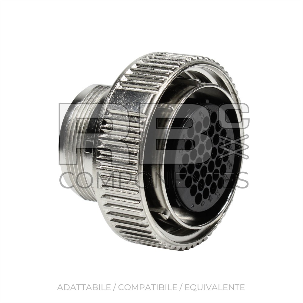 CONNETTORE  FEMMINA METALLICA, 37PINS