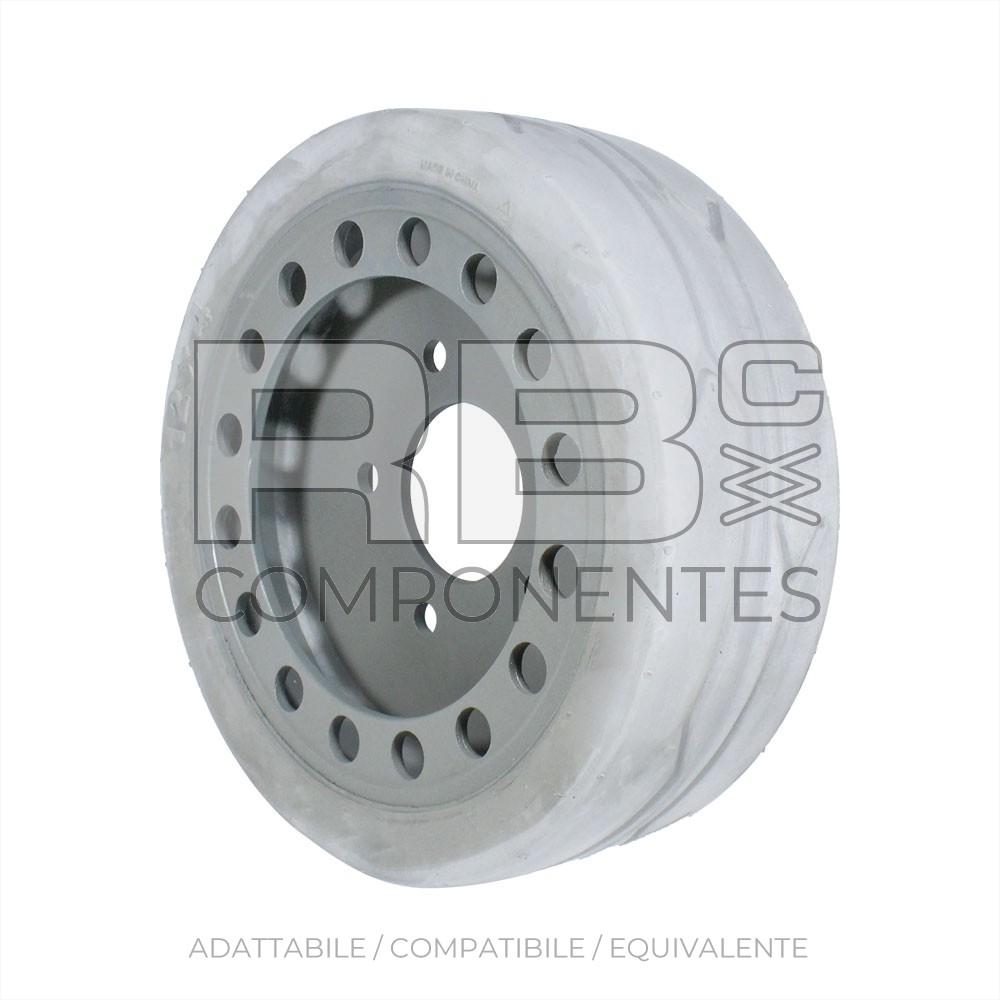 RUOTA 12 X4 CON FRENO SKY JACK 32