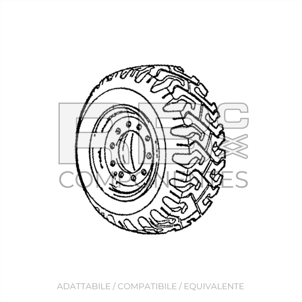 RUOTA  ADAT. JL 0271616 LH, 15-19.5 PR16