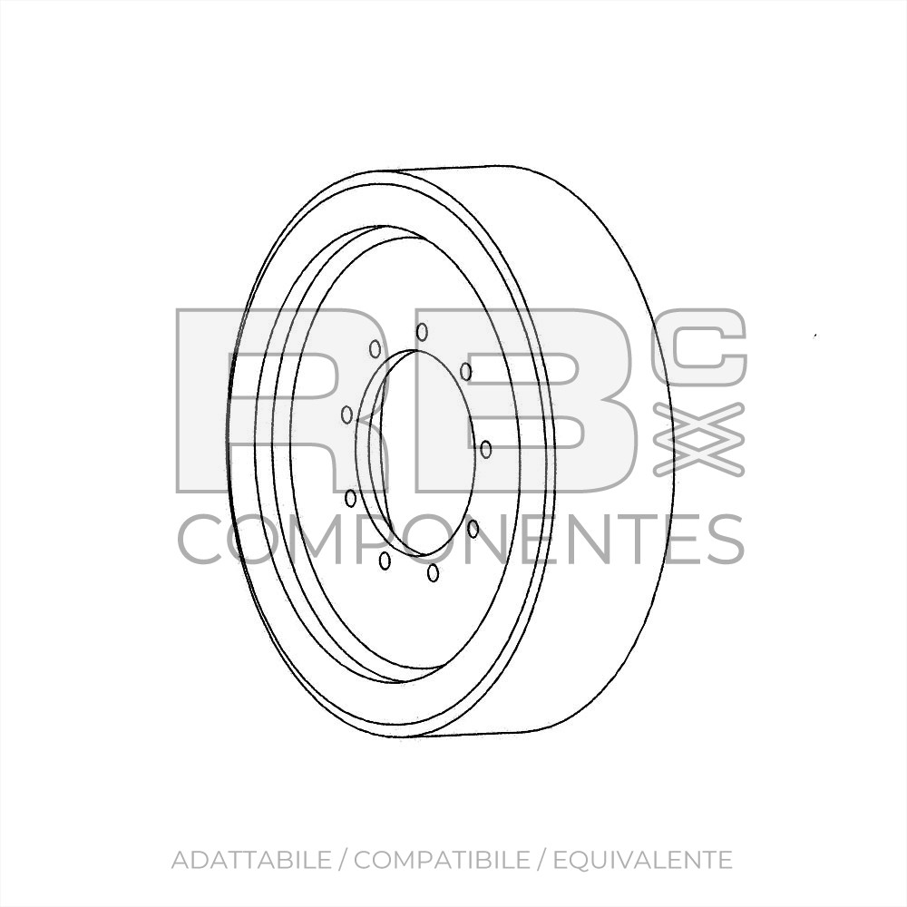 RUOTA N. M. ADAT 1001110774 , 22x6x17.75