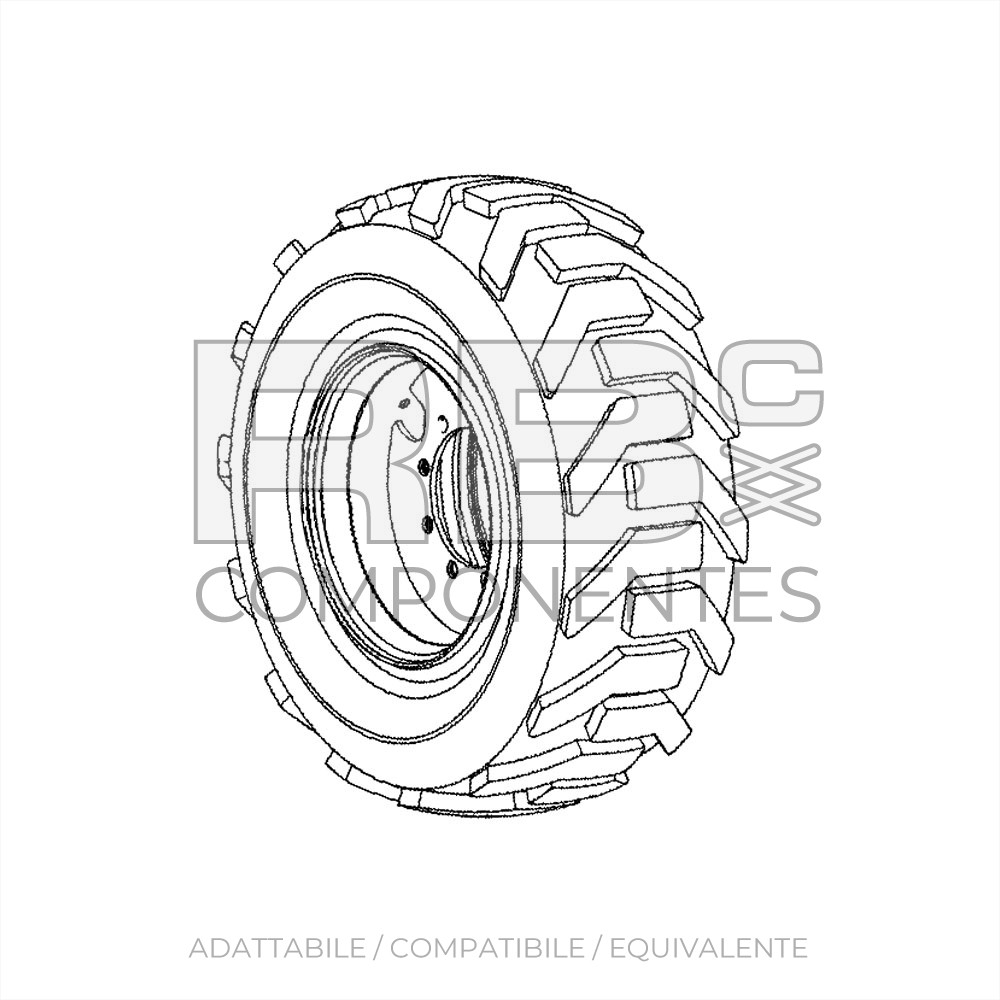 RUOTA  ADATTABILE REF GE 45093GT