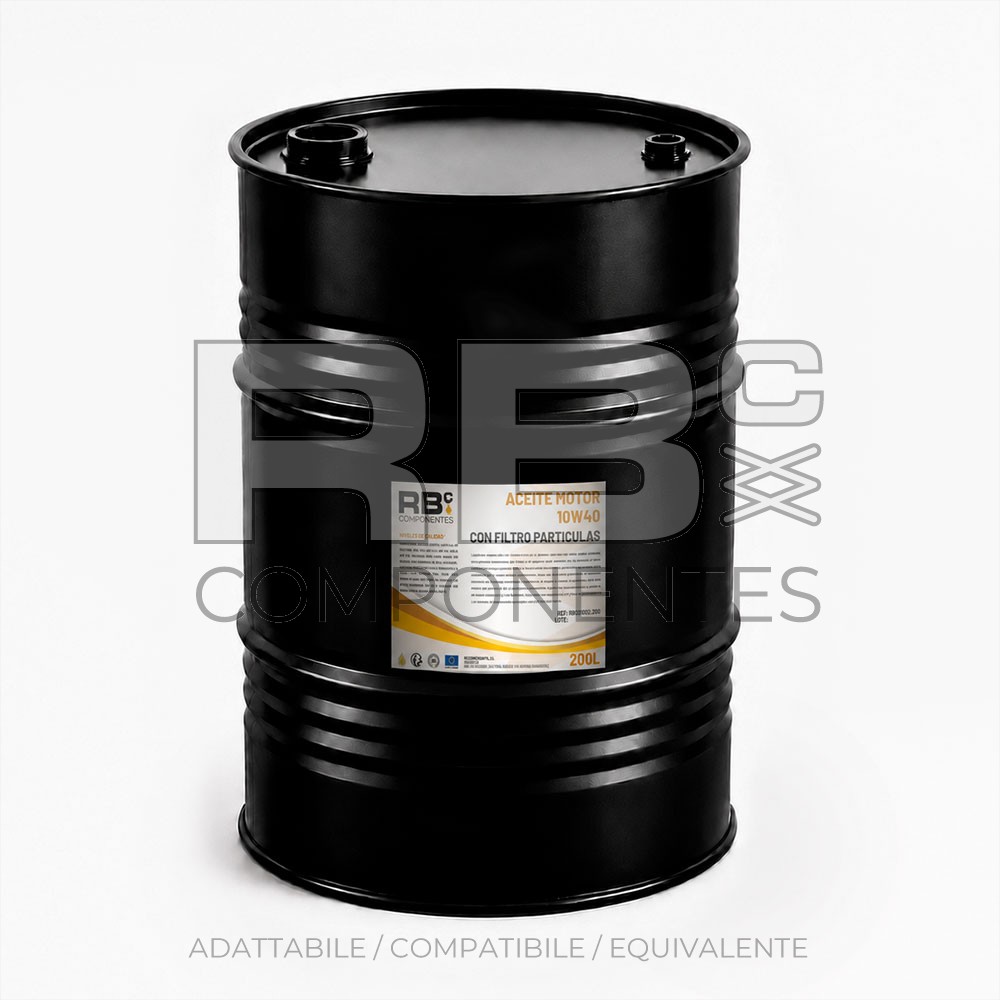 OLIO MOTORE 10W40 CON FILTRO PARTICELLE 200L