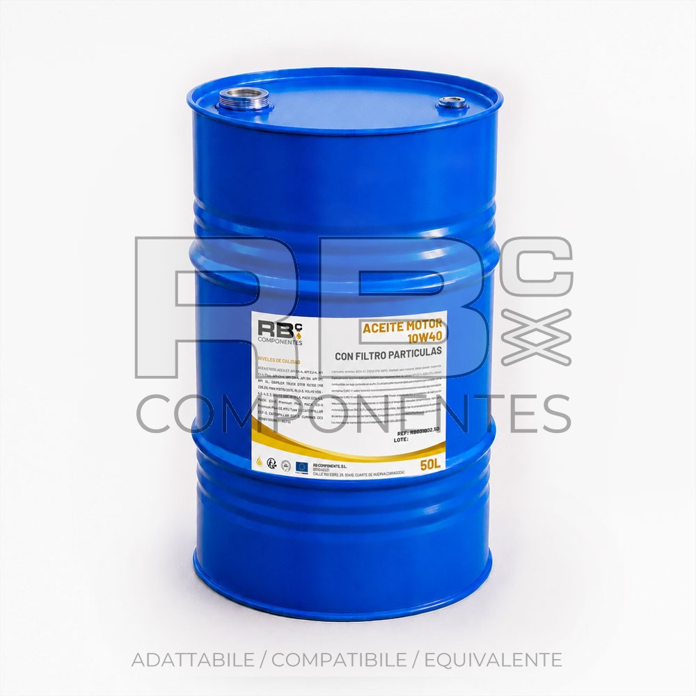 OLIO MOTORE 10W40 CON FILTRO PARTICELLE 50L