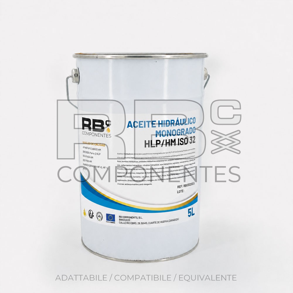 OLIO IDRAULICO MONOGRADO HLP/HM ISO 32 5L