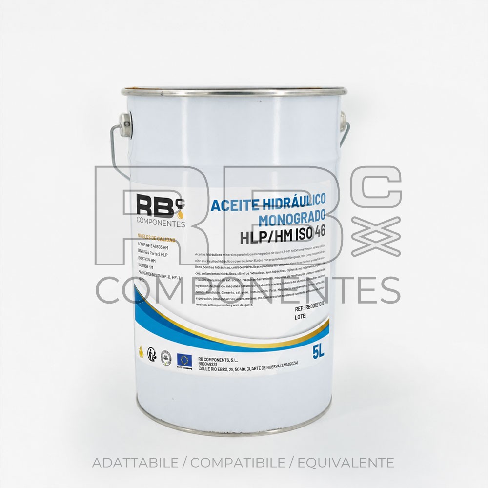 OLIO IDRAULICO MULTIGRADO HLP/HM ISO 46 5L