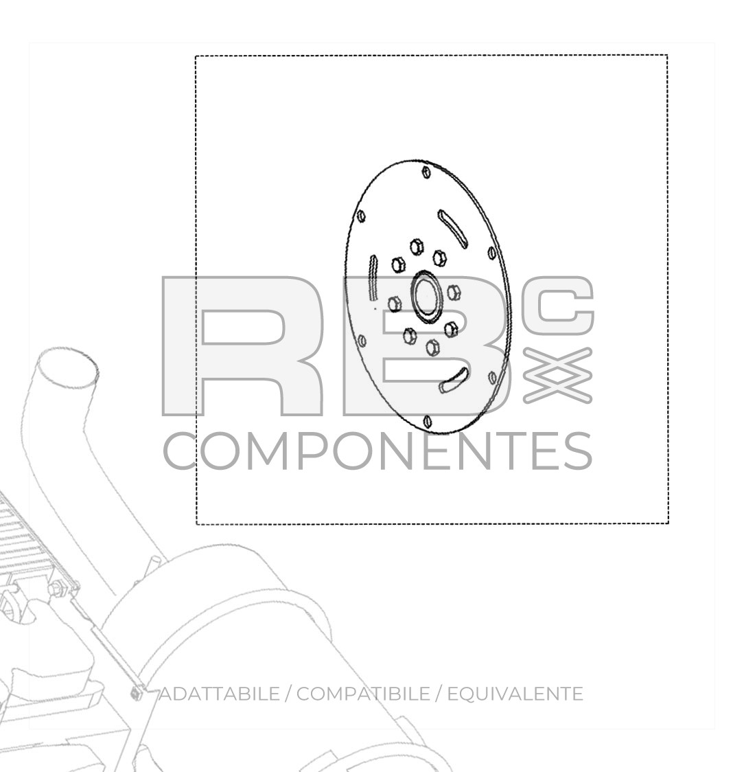 ATTACCO MOTORE COMPATIBILE  GE 128004
