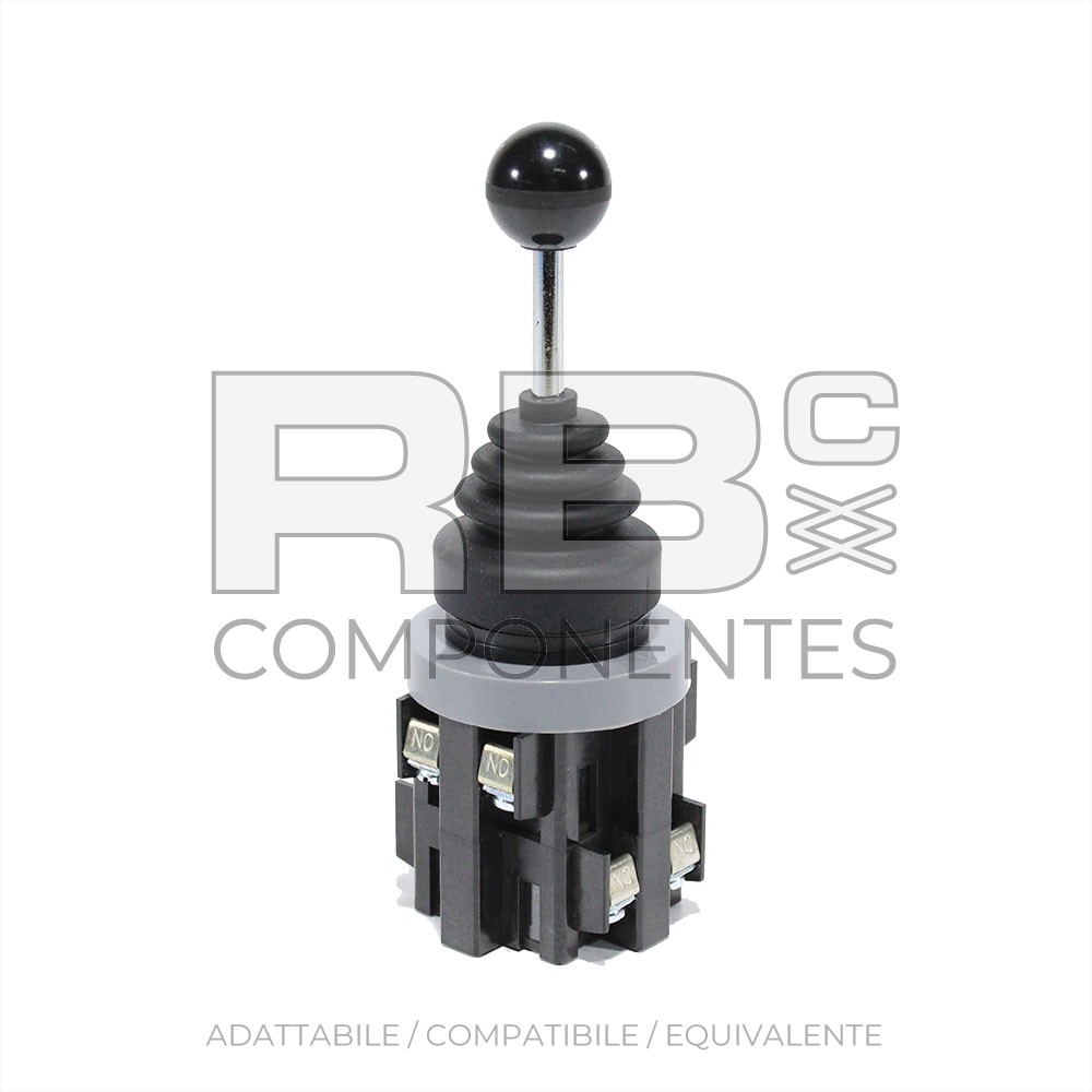 JOYST 2 ASSI CON RITORNO, IMPUGN TONDA, 4NO 6A-250V