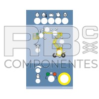 ADES. COMANDI INFER. ARTIC. DIESEL HA12PX-AZZURRO