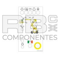 ADES. COMANDI INFER. ARTIC. DIESEL HA12PX-BIANCO