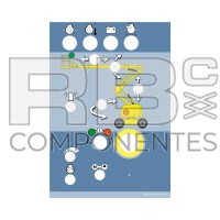 ADESIVO COMANDI A TERRA PER H16X