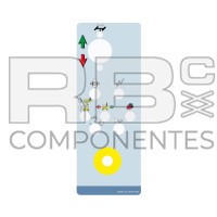 ADESIVO SCATOLA COMANDI SUP. HL COMPACT 10RTE / 12RTE