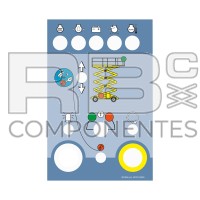 ADESIVO SCATOLA INFERIORE HL-12/15/18SX-SXL