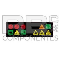 ADH. VISOR DE ICONOS SUP. - 600AJ