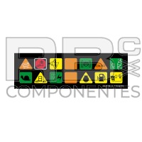 ADH. VISOR DE ICONOS SUP. - E/M40A/AJ - E/M45A/AJ