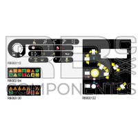 KIT ADESIVI COMPLETO PER JL-660S/SJ (ANTERIORE)