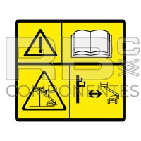 ADESIVO PERICOLO ALTA TENSIONE MANUALE JL