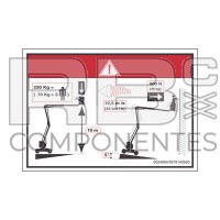 ADES. ALTEZZA PIANALE+CARICO 12DE/DX