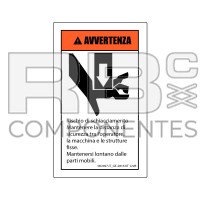 ADESIVO COMPATIBILE REF. GE 28161 122B (ITALIANO)