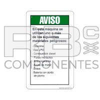 ADESIVO COMPATIBILE REF. GE 28164 116C (SPAGNOLO)