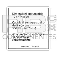 ADESIVO COMPATIBILE REF  REF. SJ 43093IT B
