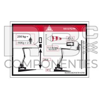 ADESIVO ALTEZZA PIANALE+CARICO