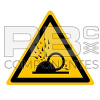 ADESIVO ISO 7010 - PERIDOLO PRIEZIONE TRUCIOLI