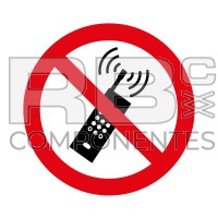 ADESIVO ISO 7010 - NON UTILIZZARE CELLULARI