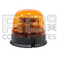 LAMPEGGIANTE GIROFARO FISSO 12/24V LED - DOPPIA FREQUENZA