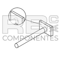 TACO PLASTICO GUIA TIJ.DCHA. ADAPTABLE JL SL245-2
