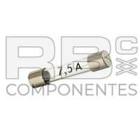FUSIBILE DI VETRO DI 7,5AMP 20MM
