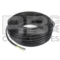 MANGUERA DE TRES VIAS X 1.5MM DE SECCION NEGRO